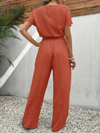 Tweedelige lounge set met relaxte pasvorm voor dames
