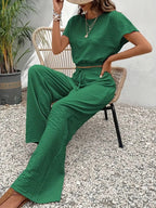 Tweedelige lounge set met relaxte pasvorm voor dames