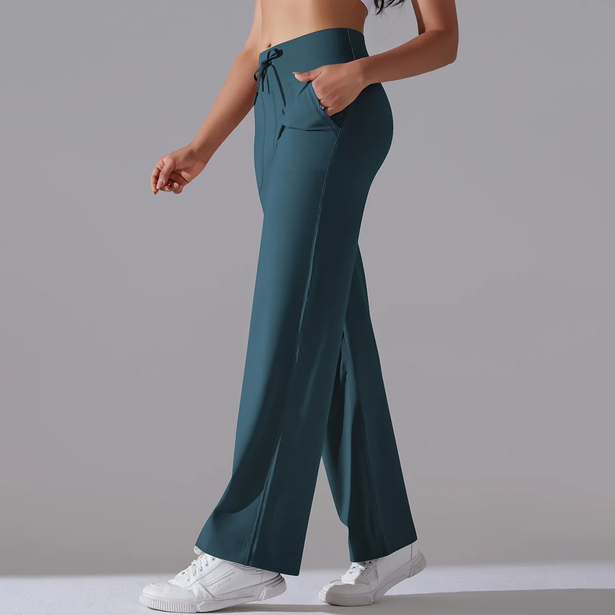 Yogabroek met hoge taille en 4-weg stretch voor dames